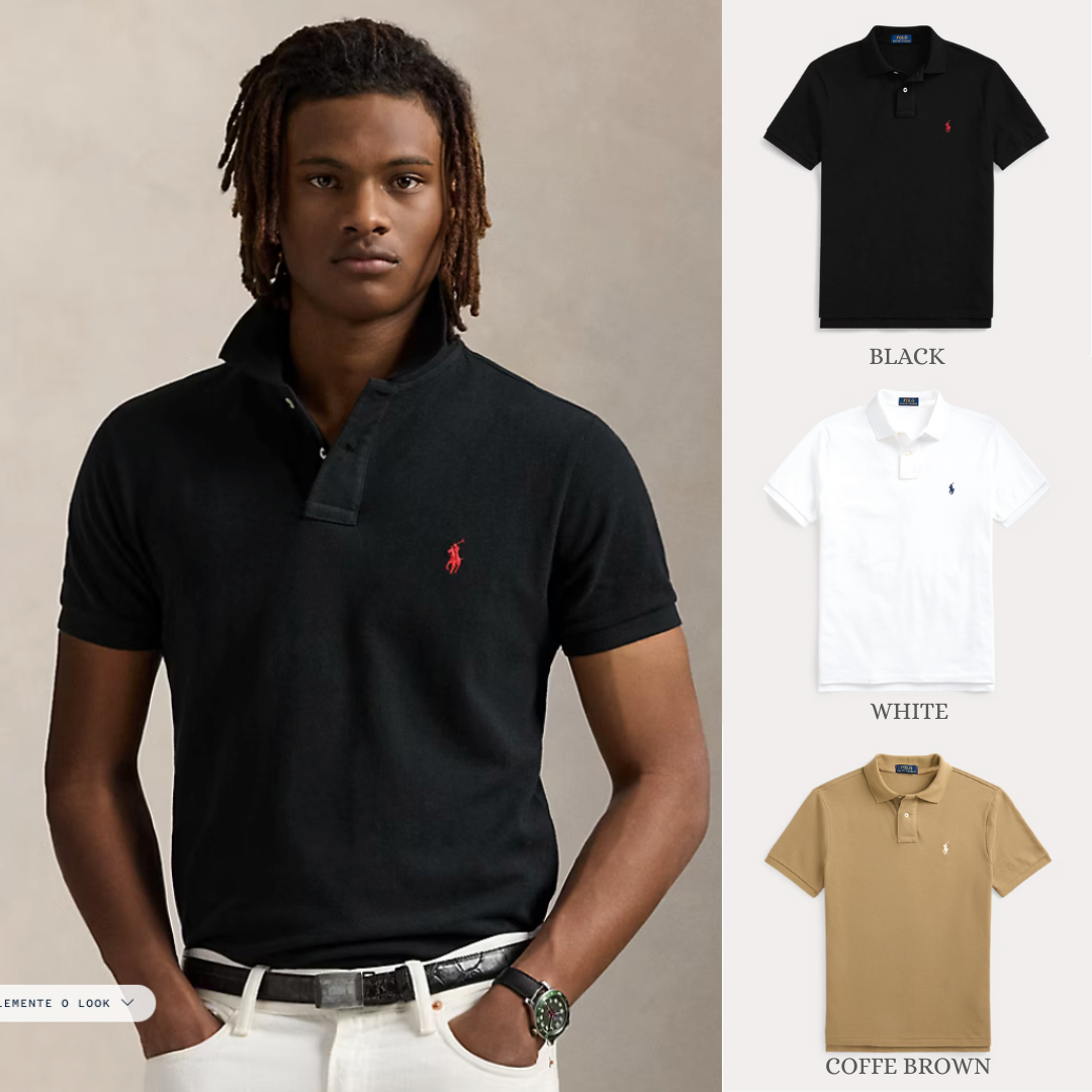 BUY 1, GET 3 — RALPH LAUREN ICONIC MESH POLO SLIM FIT