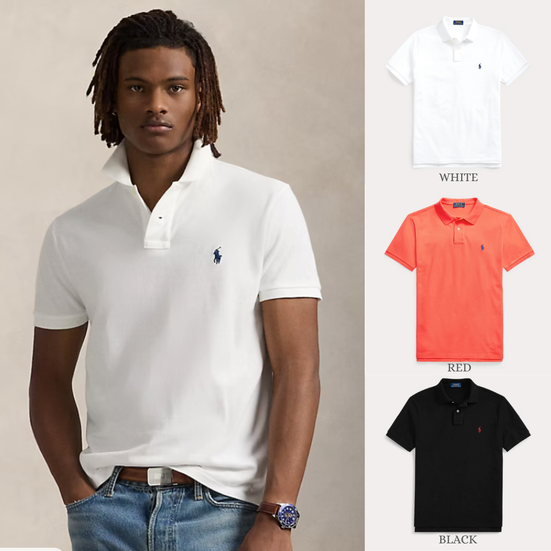 BUY 1, GET 3 — RALPH LAUREN ICONIC MESH POLO SLIM FIT
